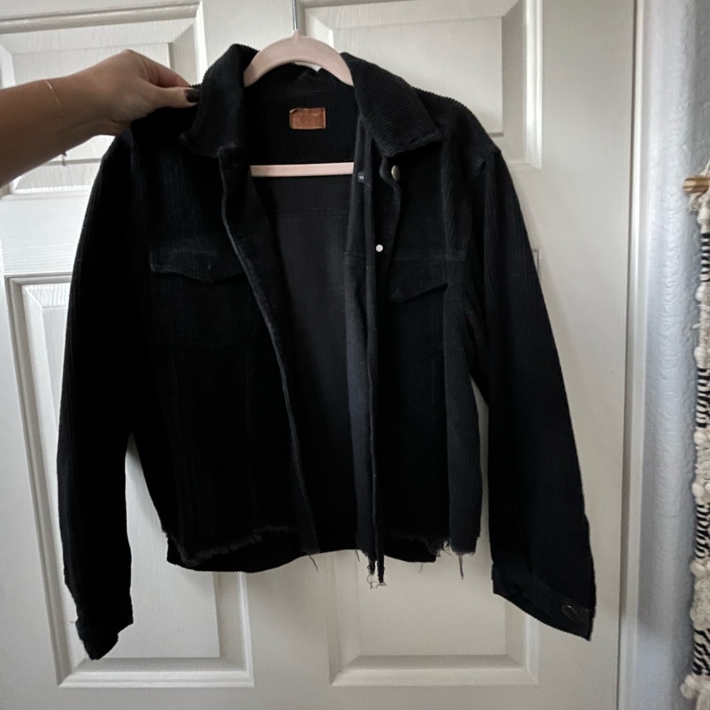 Black corduroy jacket